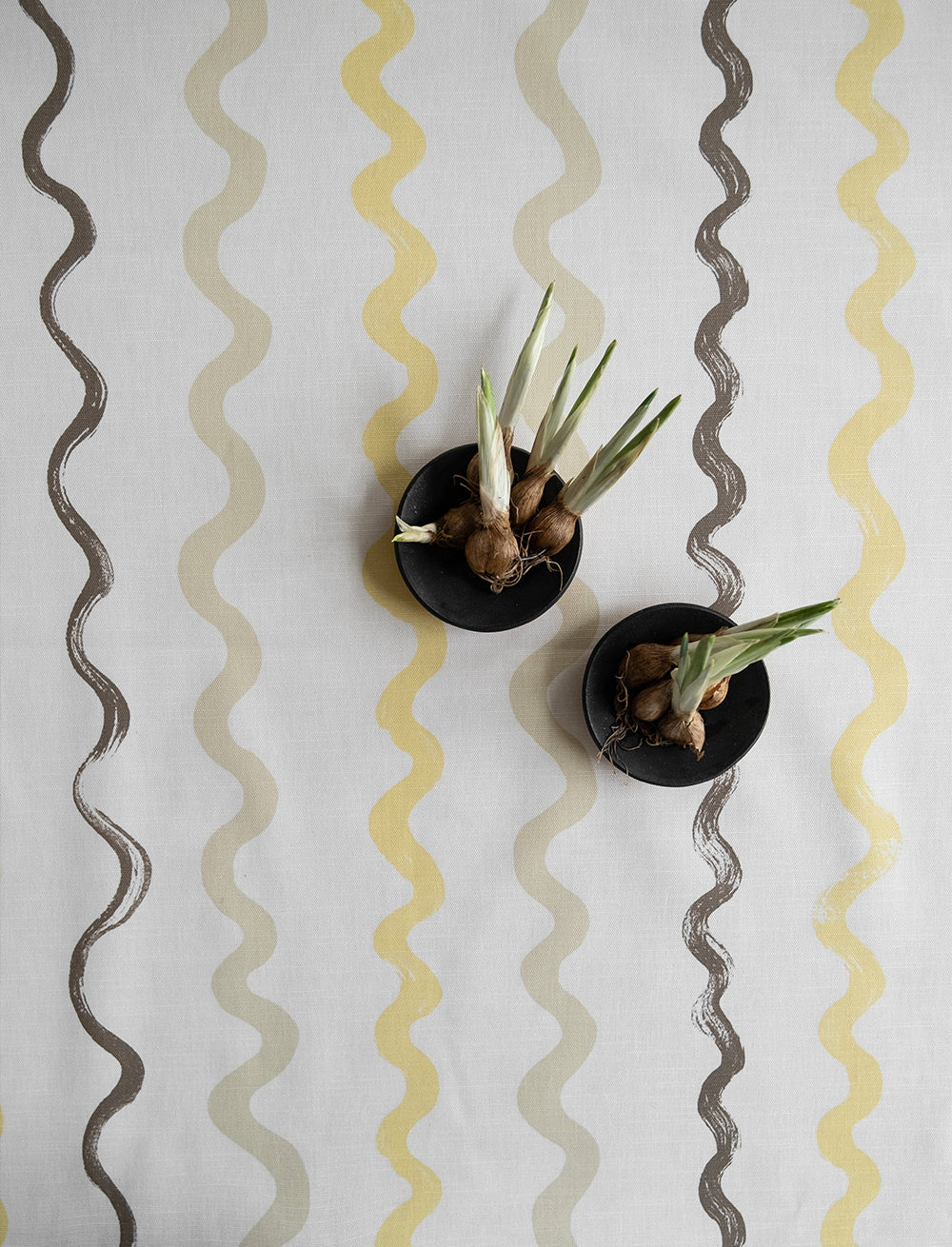 STRIPED ACRYLATE-TREATED FABRIC BY THE METRE