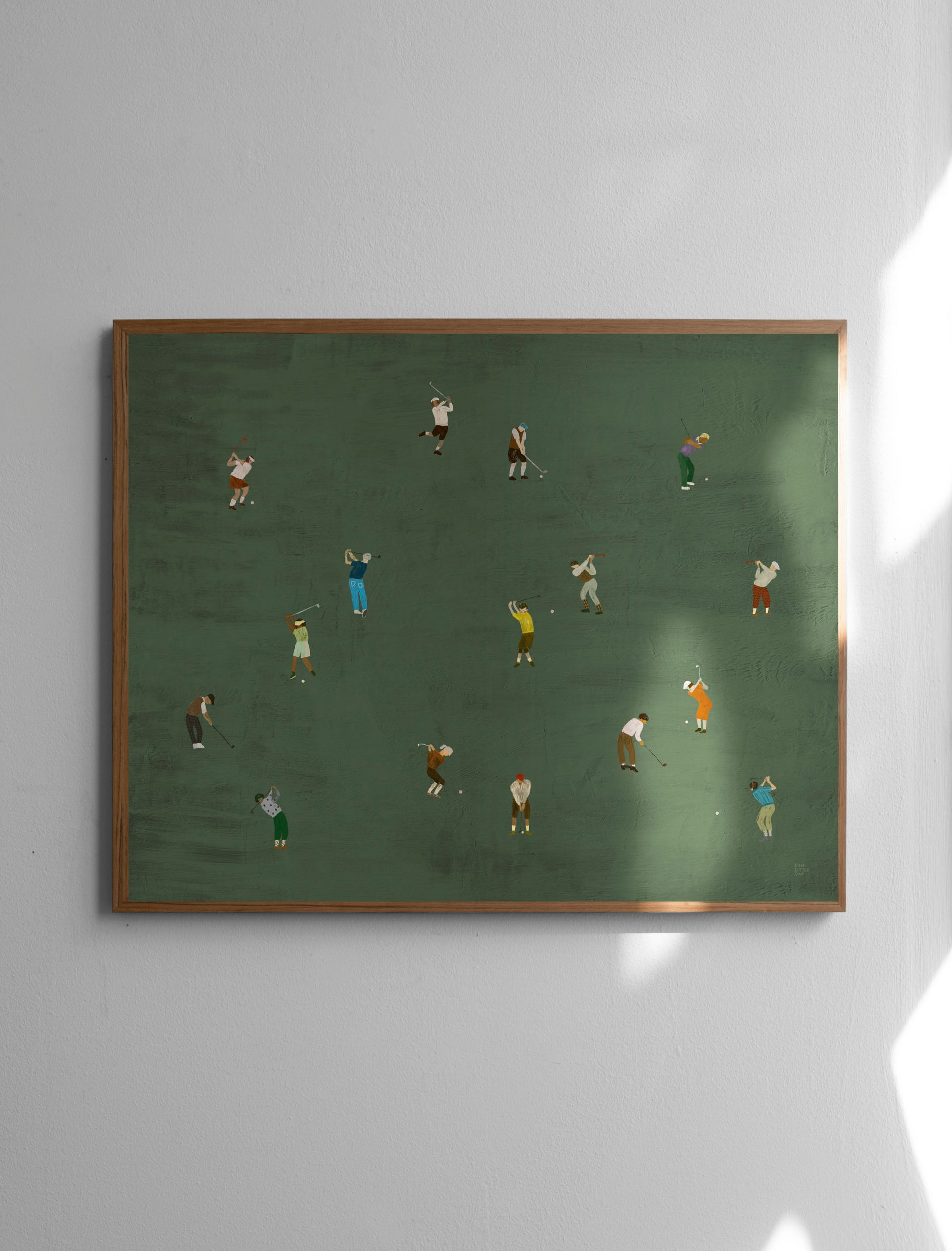 GOLFERS POSTER - 40x50 cm