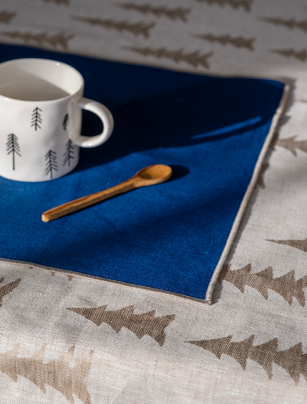 LINEN PLACE MAT, BLUE