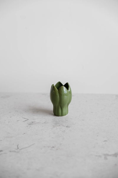 KROKUS VASE, GREEN - X-small h 8,5 cm