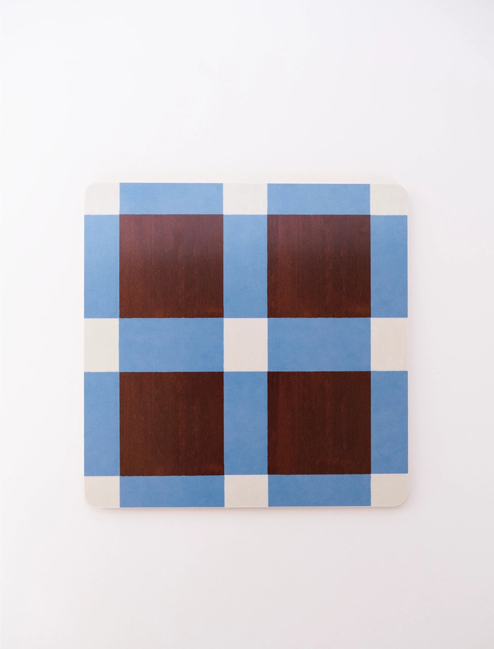 RUTAN POT MAT, RED/BLUE