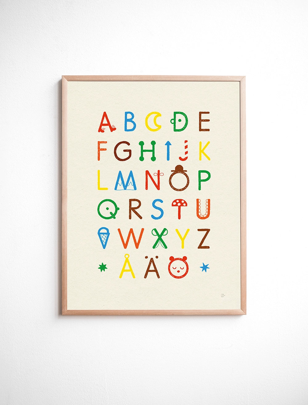 ABC POSTER - 30×40 cm