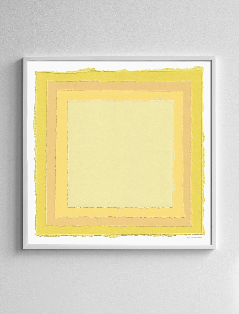 TURNER'S YELLOW POSTER - 100x100 cm
