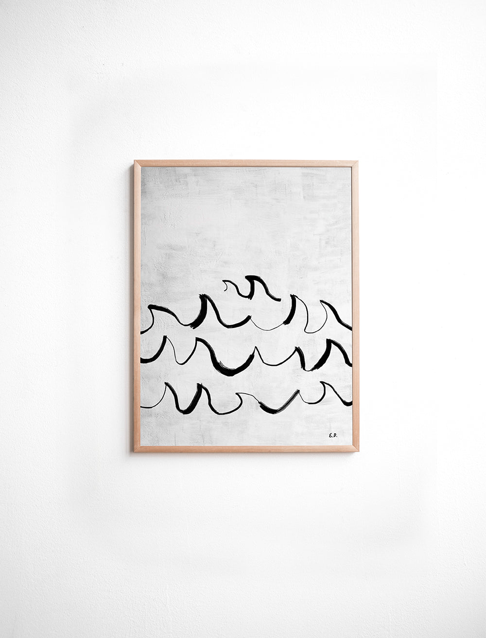 WAVE POSTER - 30×40 cm