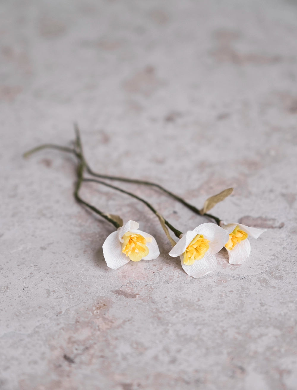 SNOWDROP PAPER FLOWER 5P