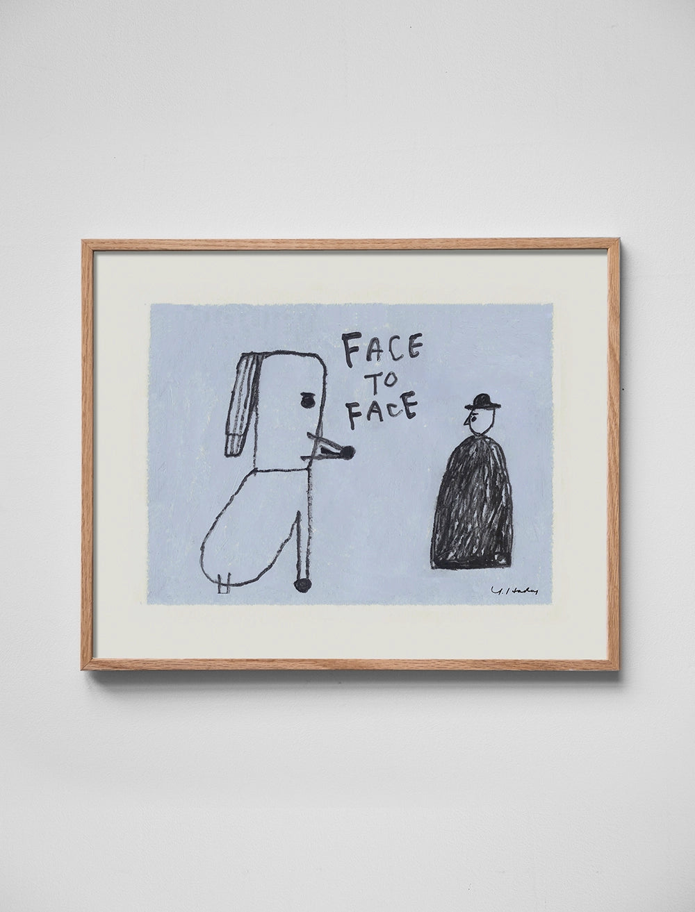 FACE TO FACE POSTER - 40 x 50 cm