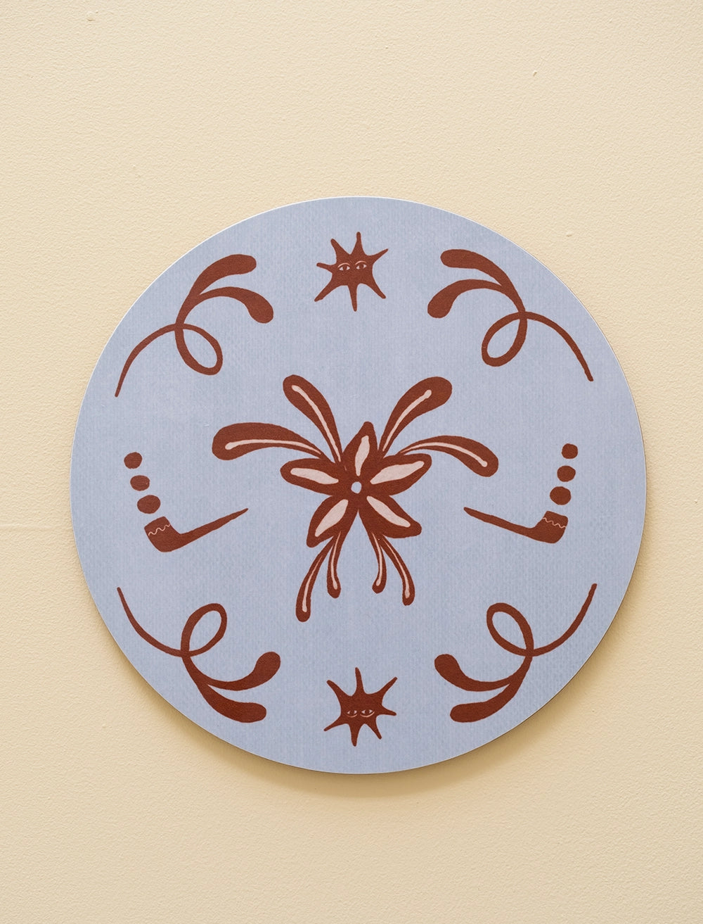 HOLIDAY POT MAT, BLUE