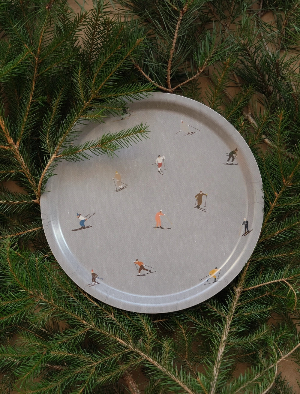 Ceramic Tray - Skiers main image 1