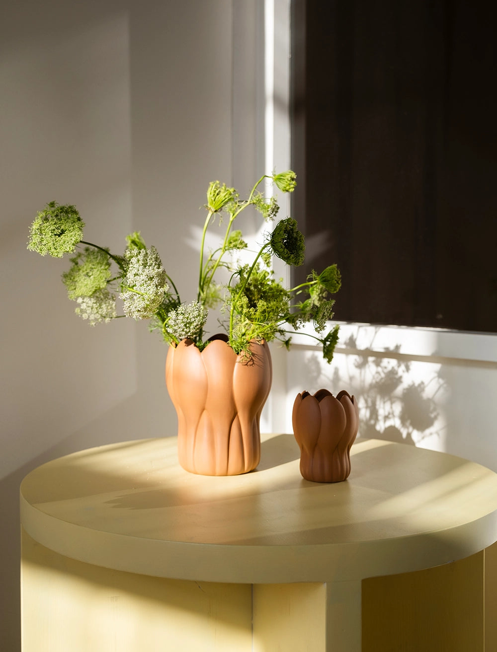 KROKUS VASE, TERRACOTTA - Small h 12 cm