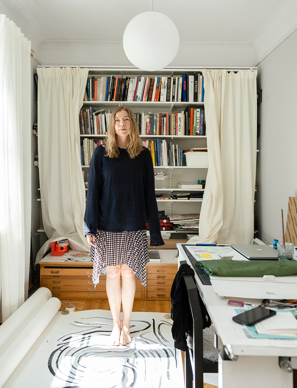 WHITE FLOWER POSTER - 40×50 cm – FINE LITTLE DAY