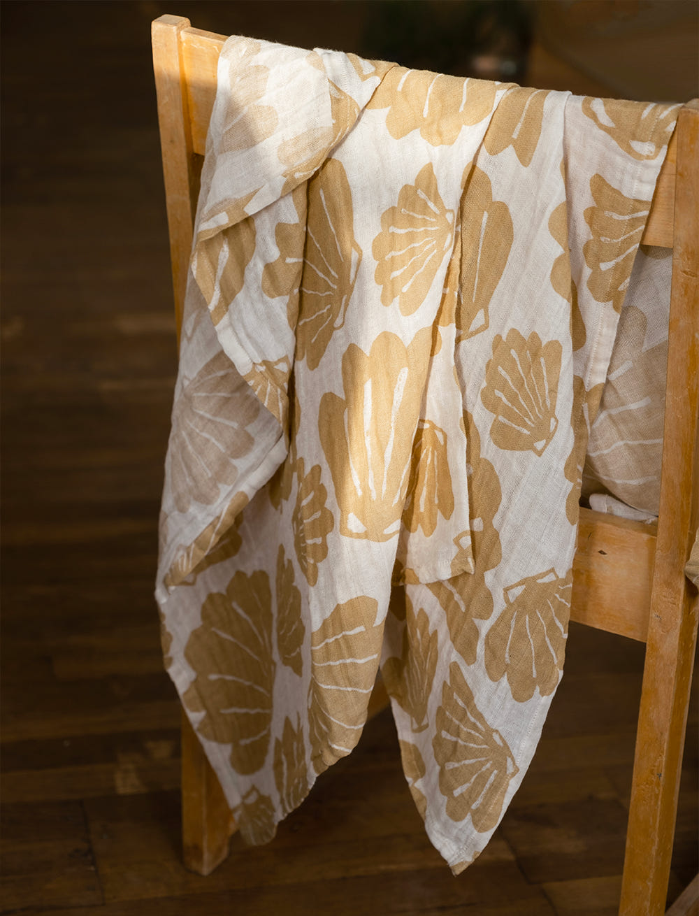 SNÄCKA MUSLIN BLANKET, SAND