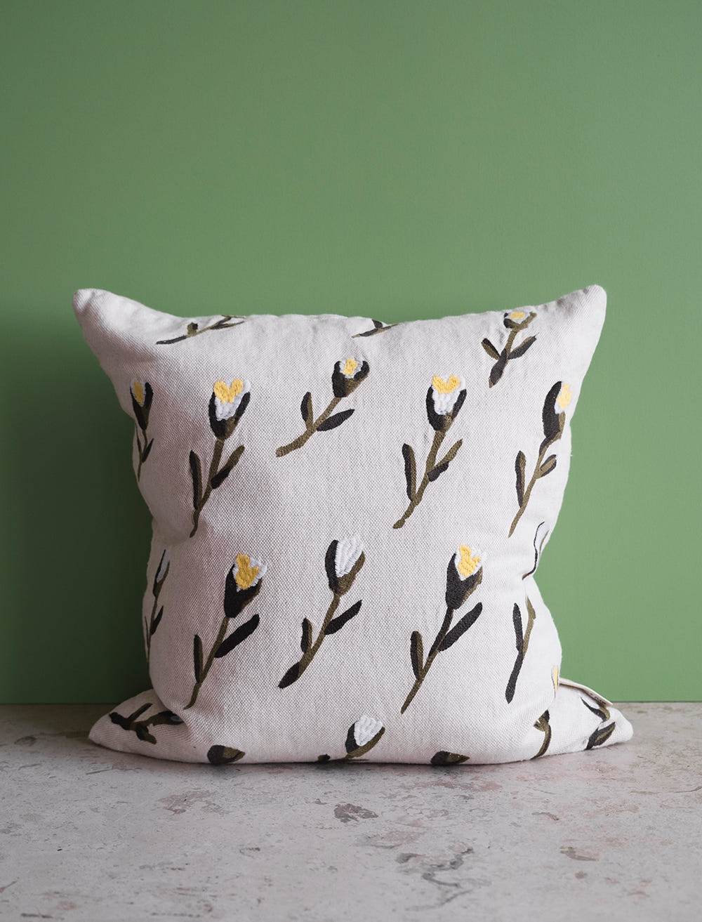 MEADOW EMBROIDERED CUSHION