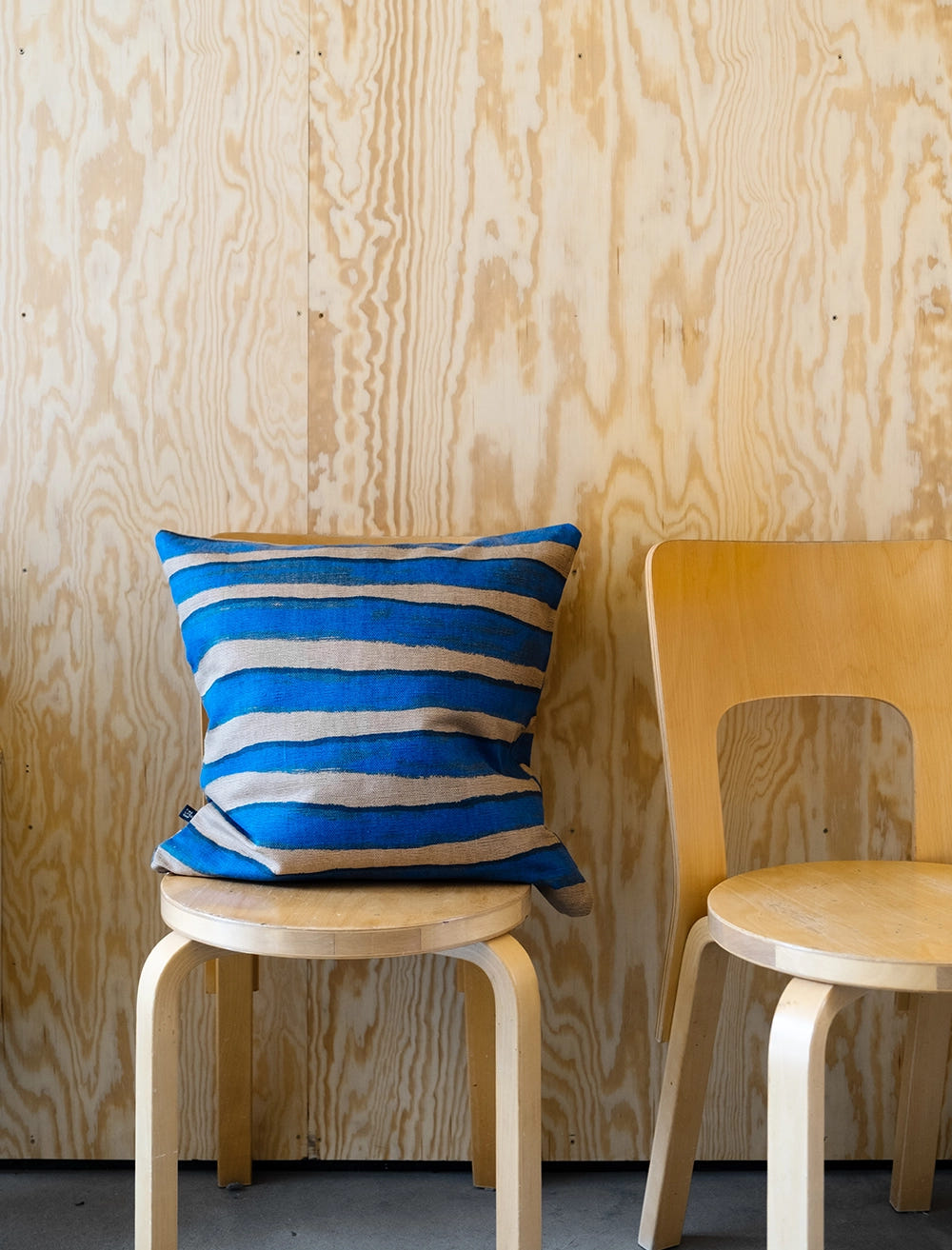 RAND CUSHION COVER, BLUE 48x48 CM