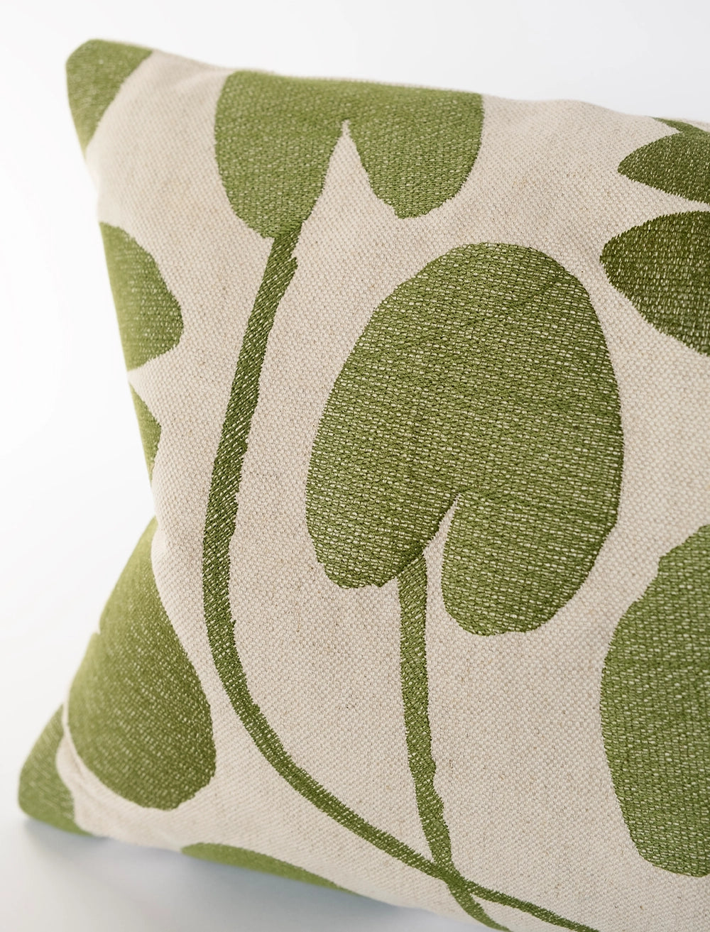 WATER LILIES BRODERAT KUDDFODRAL, GRÖN