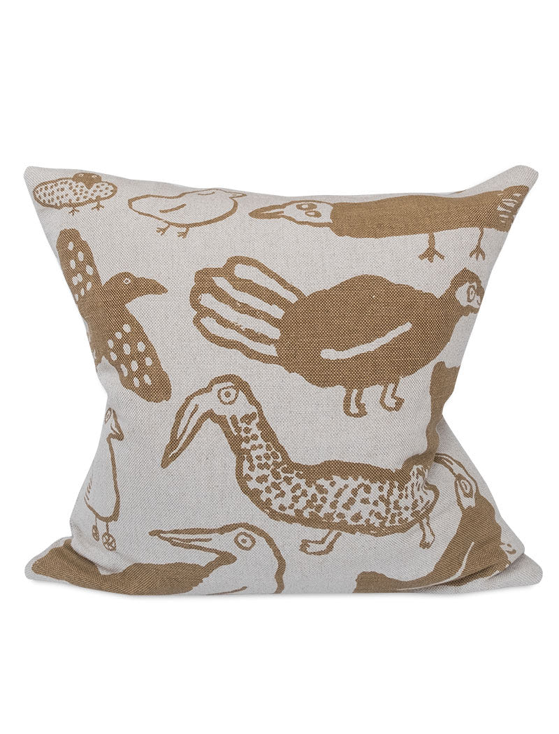 TORI CUSHION COVER, MUSTARD