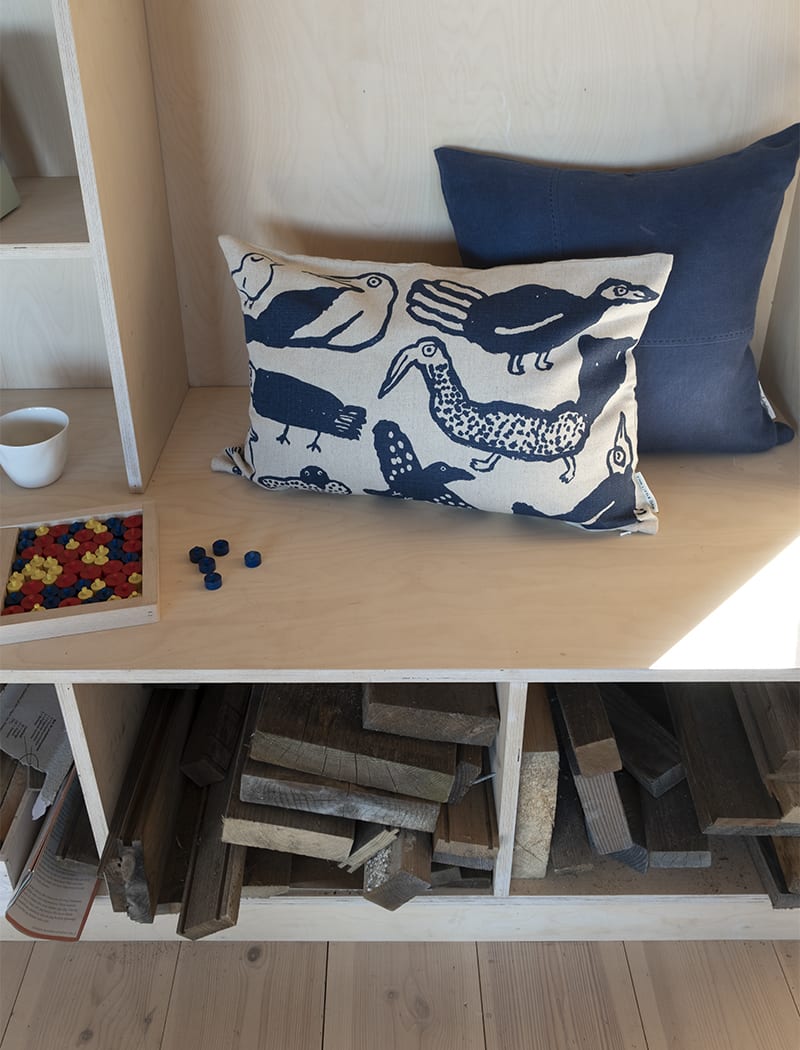 TORI CUSHION COVER, BLUE