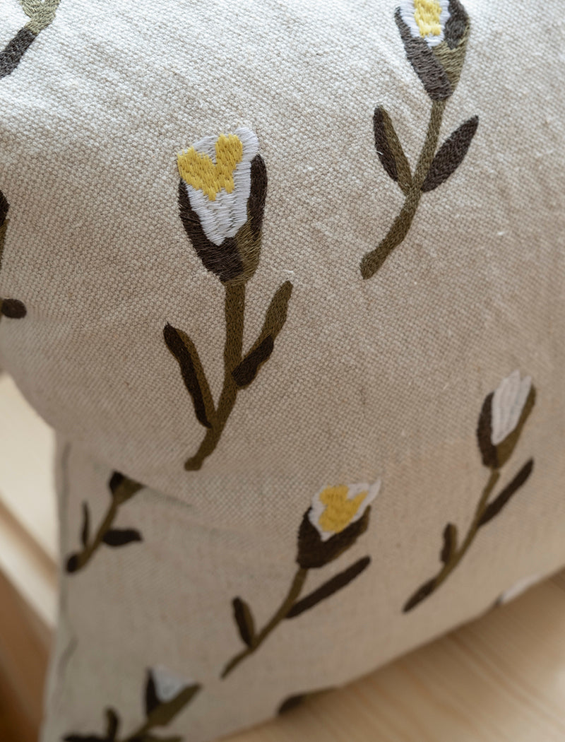 MEADOW EMBROIDERED CUSHION