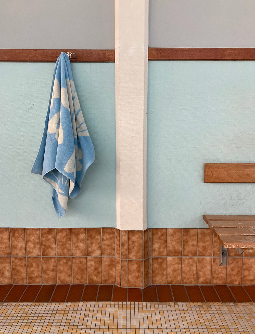 SNÄCKA TERRY TOWEL, AQUA