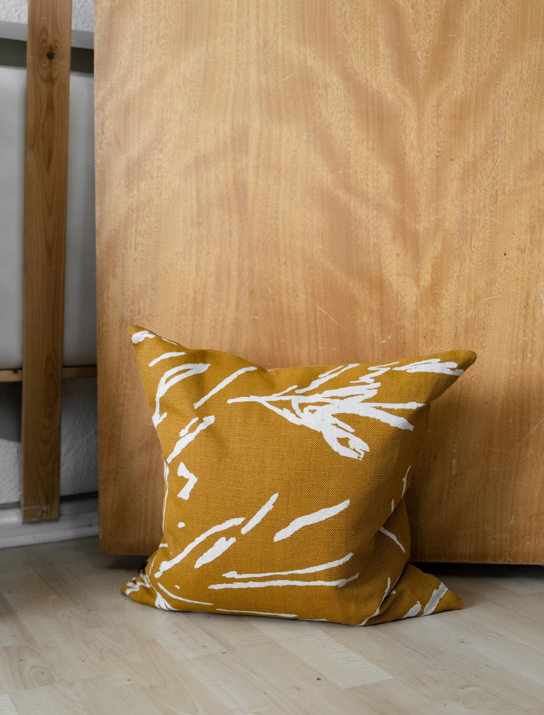 THE LIGHT CUSHION COVER, MUSTARD
