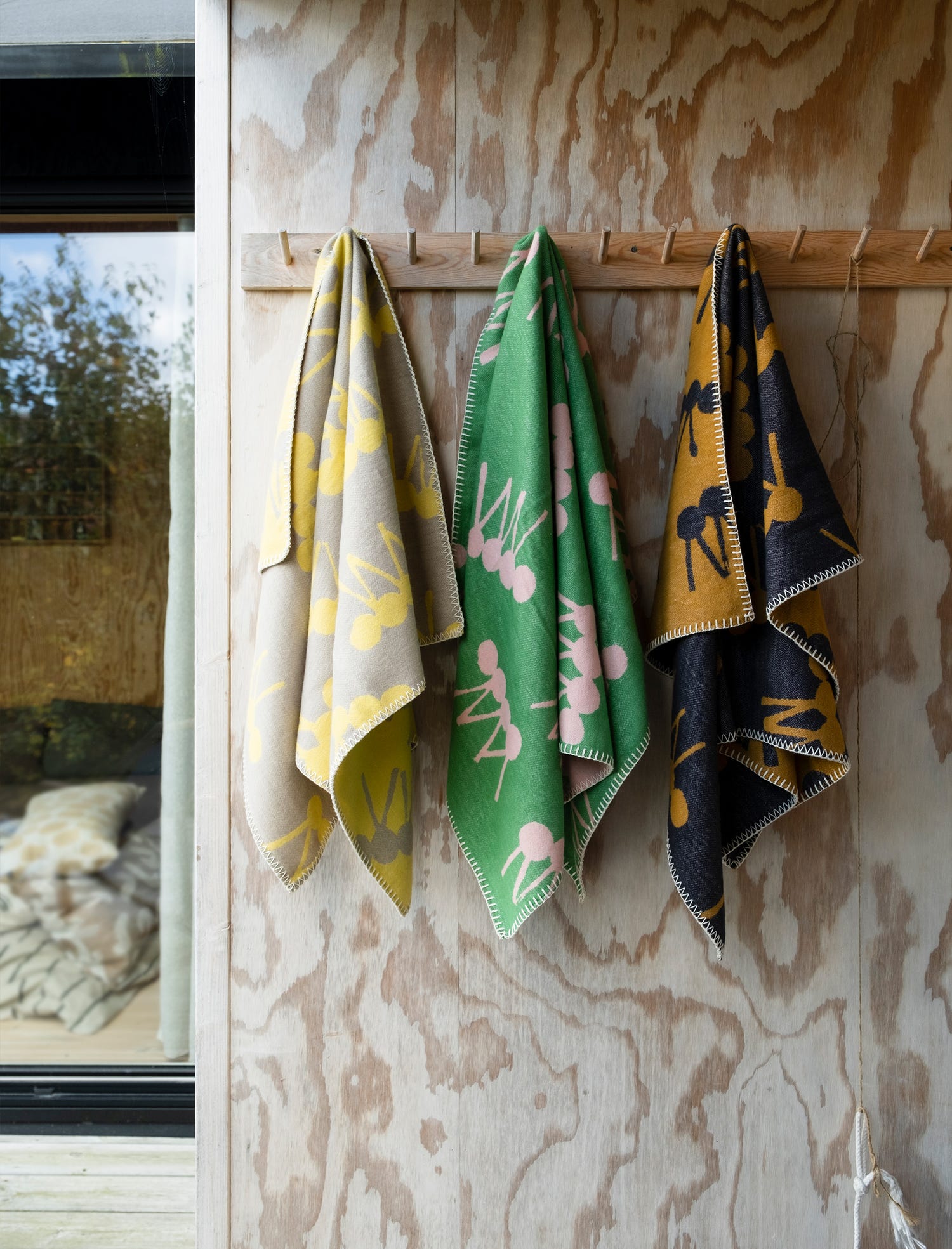 MYRA GEWEBTE KINDERDECKE, BRAUN/ANTHRAZIT