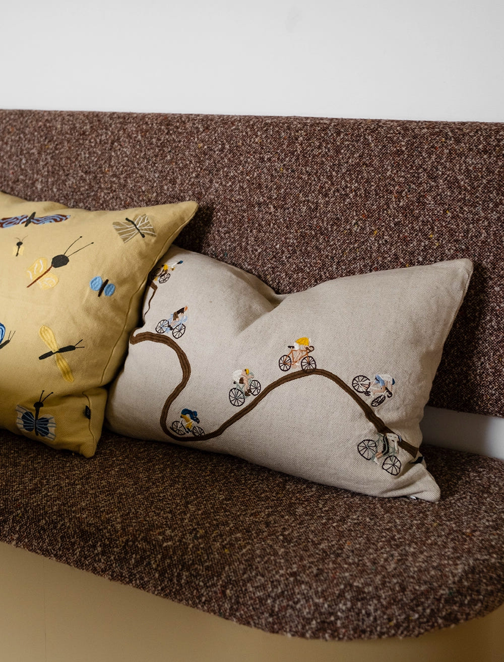 GIRO EMBROIDERED CUSHION COVER