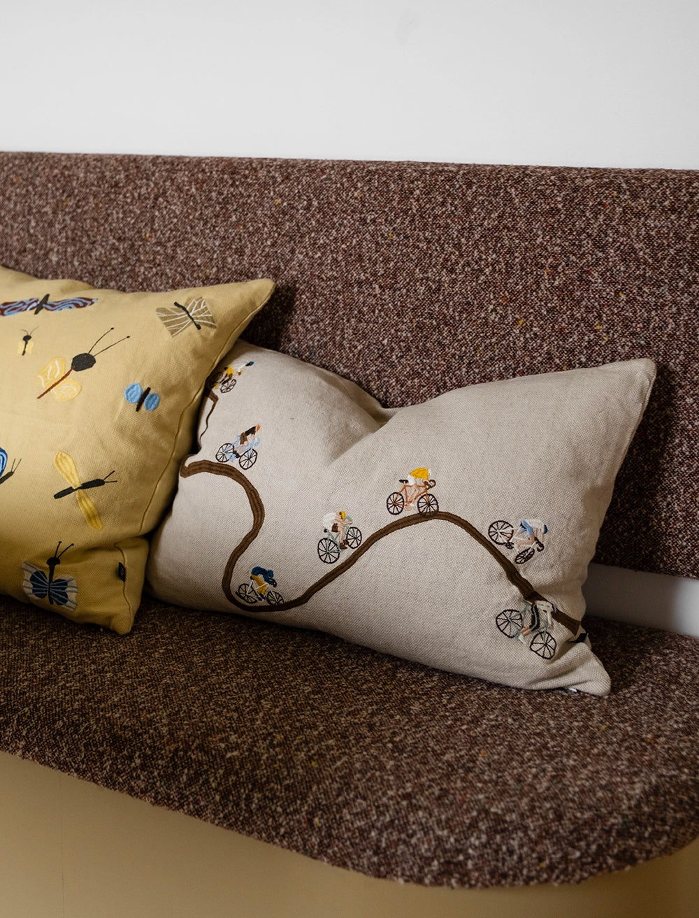 GIRO EMBROIDERED CUSHION COVER