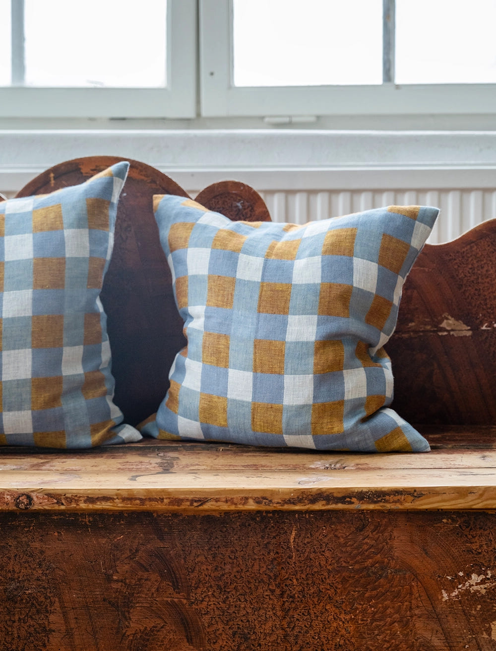 RUTAN WOVEN CUSHION COVER, OAT 45X45 CM