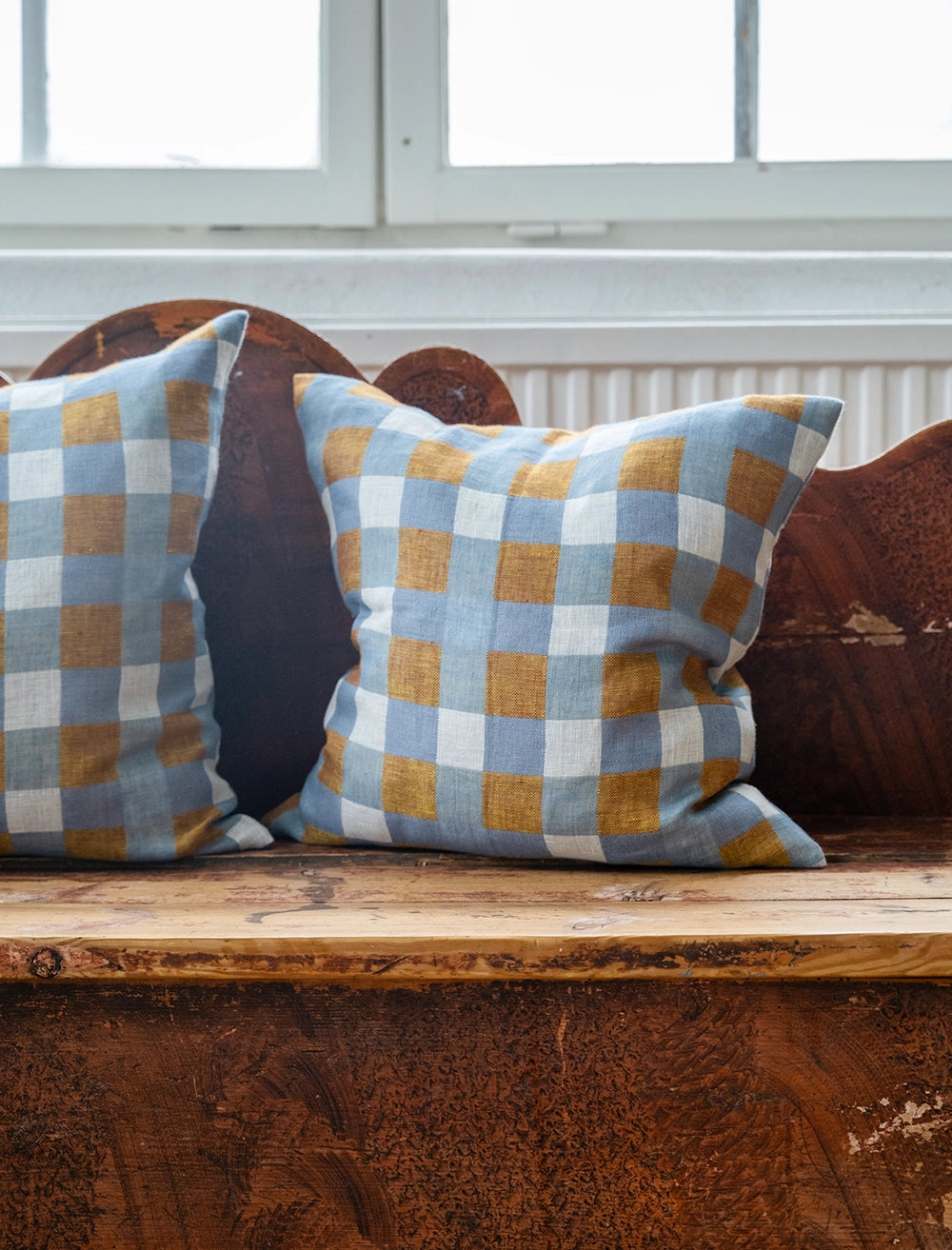 RUTAN WOVEN CUSHION COVER, OAT 45X45 CM