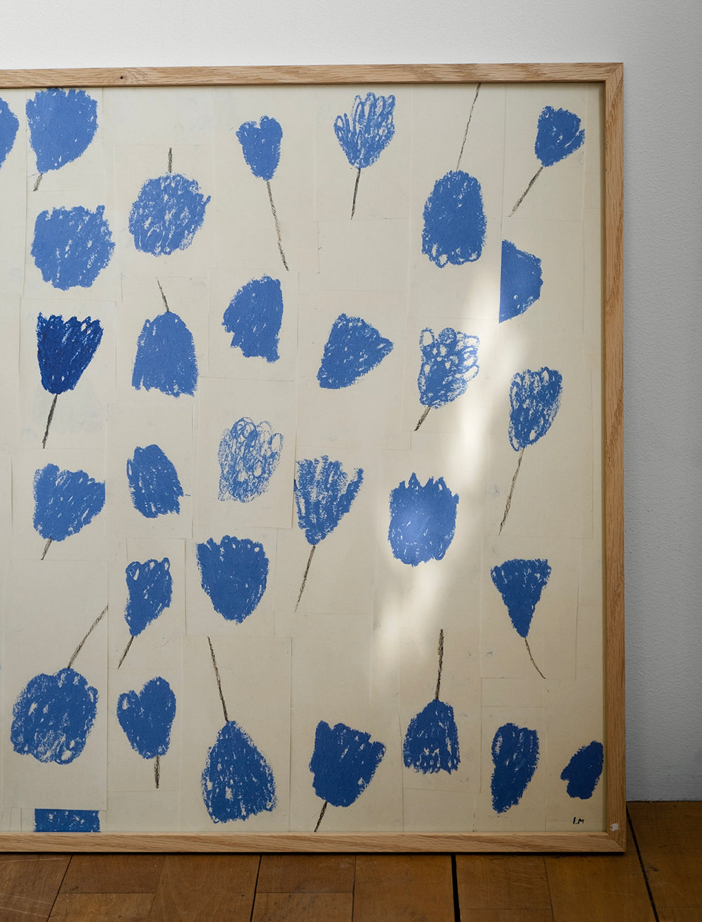 Fine Little Day 50×70cm BOUQUET BLUE BOUQUET, BLUE POSTER – FINE LITTLE DAY