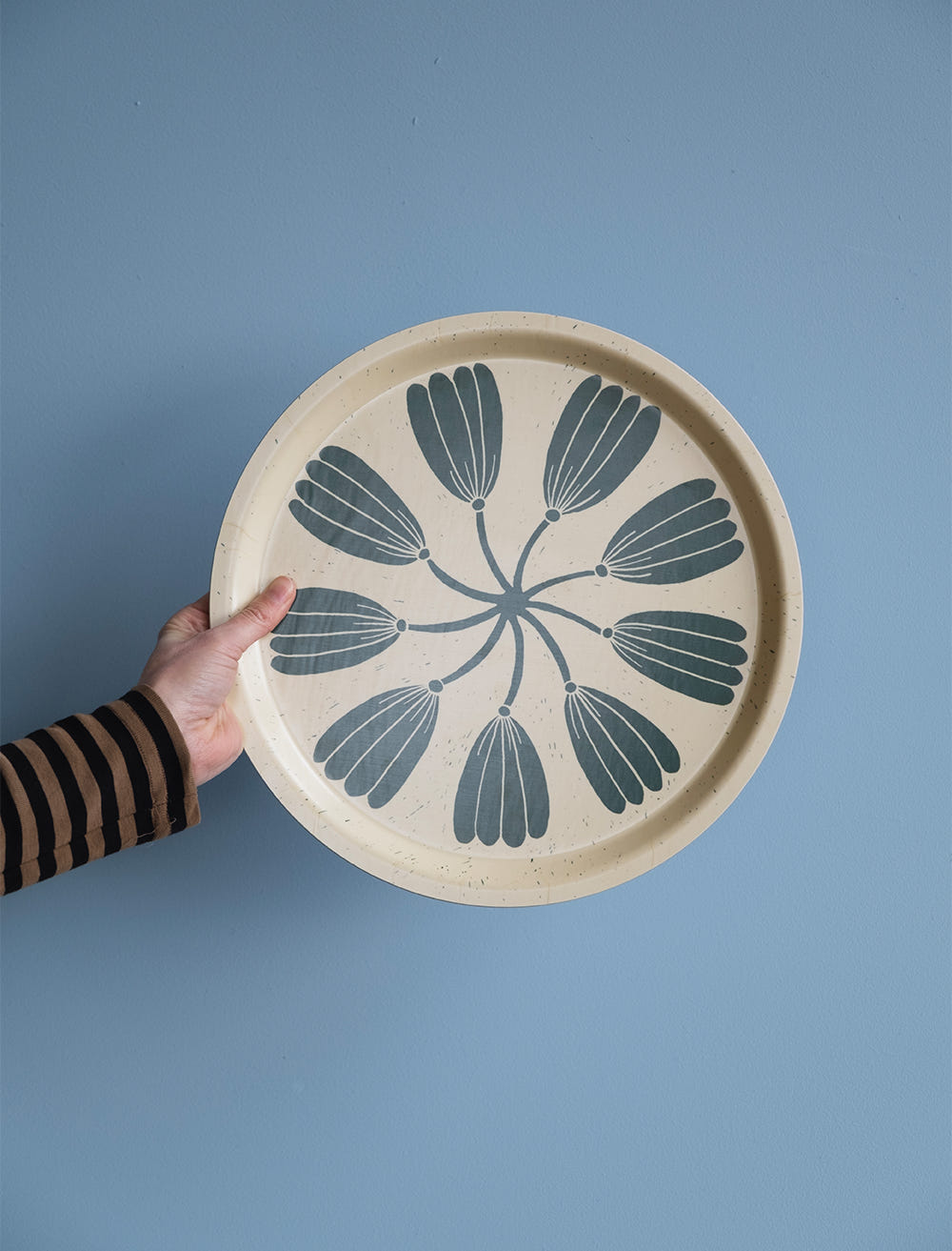 KRANS TRAY, YELLOW/GREEN