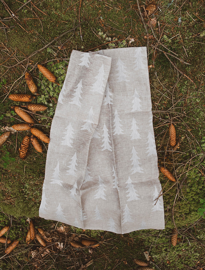 GRAN LINEN TEA TOWEL, SAND