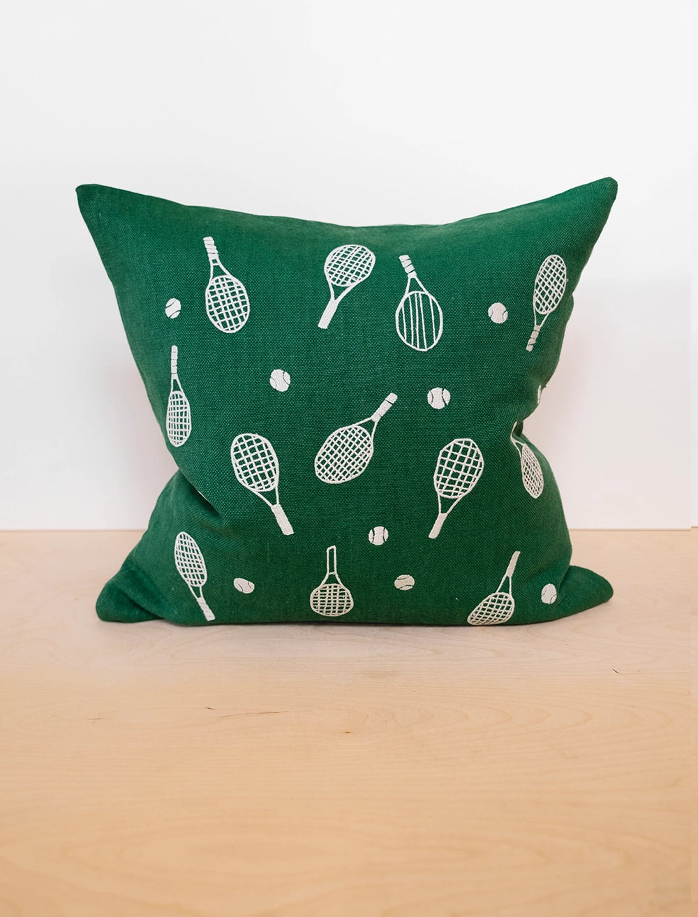 TENNISRACKET BRODERAT KUDDFODRAL, GRÖN