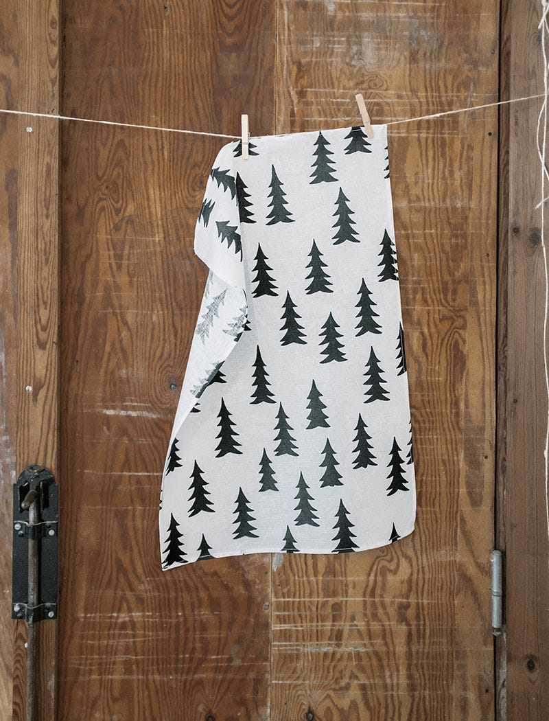 GRAN TEA TOWEL, BLACK