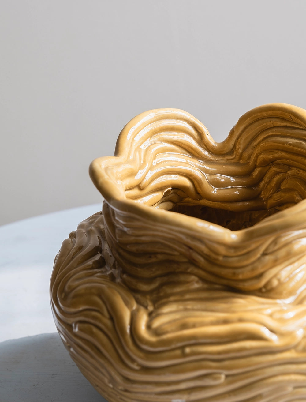 BOMBAC SCHNABEL VASE, YELLOW