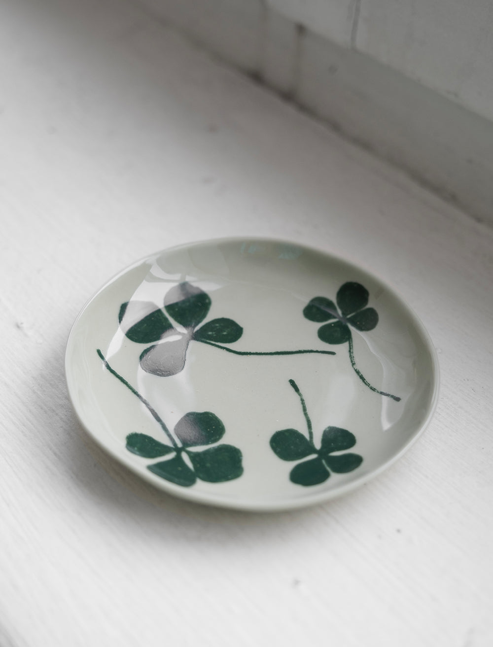 CLOVER SAUCER, GREEN