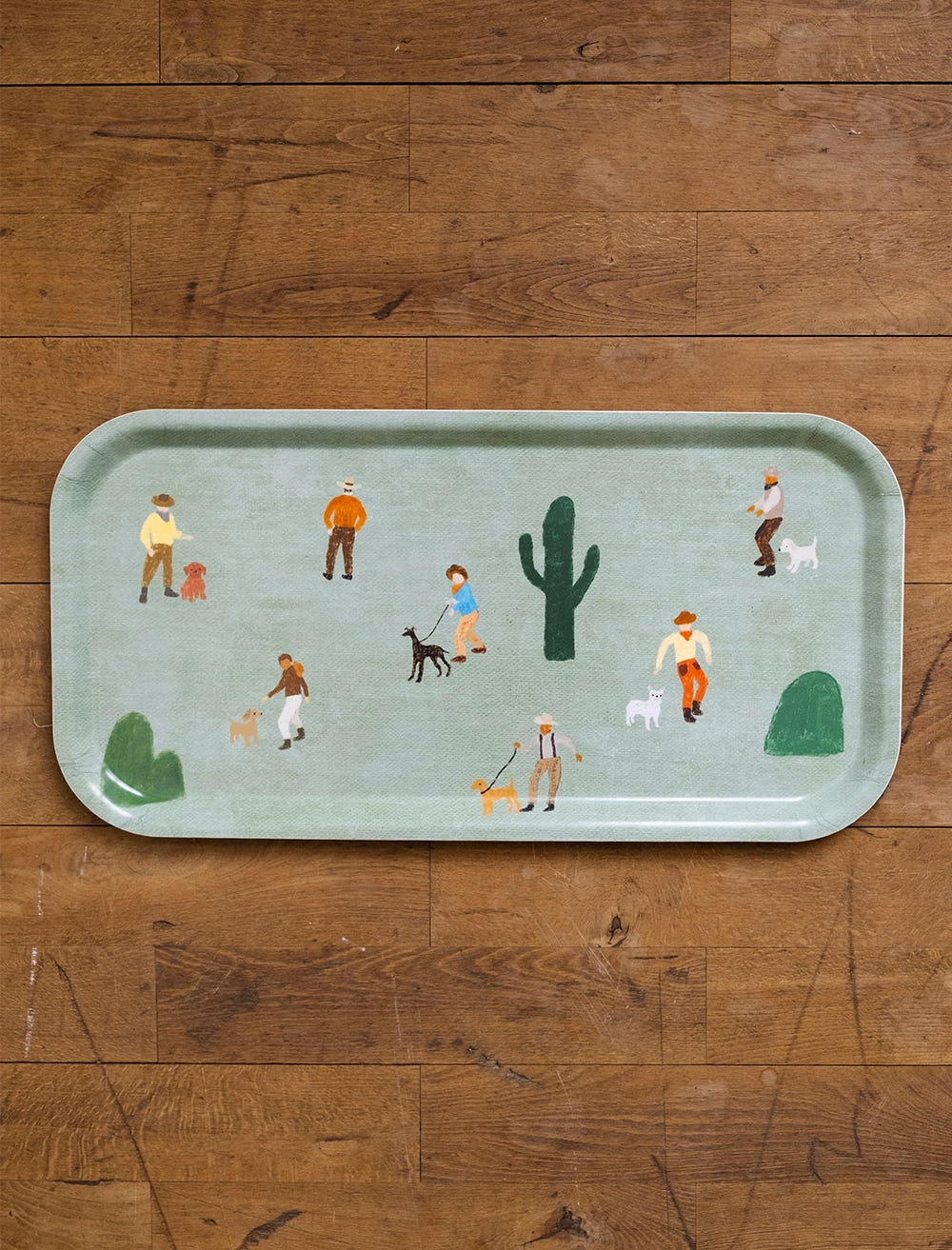 COWBOYS AND DOGS TRAY