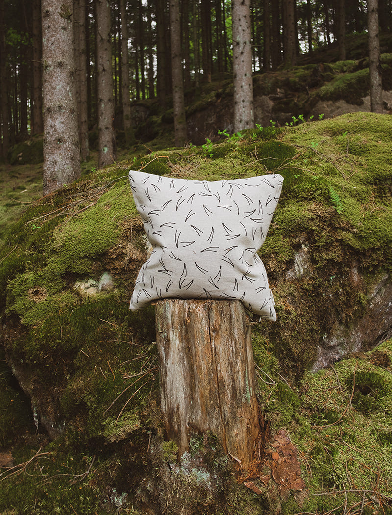 Barr Cushion Cover, Black