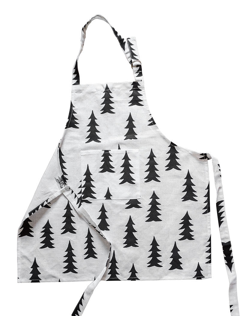GRAN WAX APRON CHILDREN, BLACK