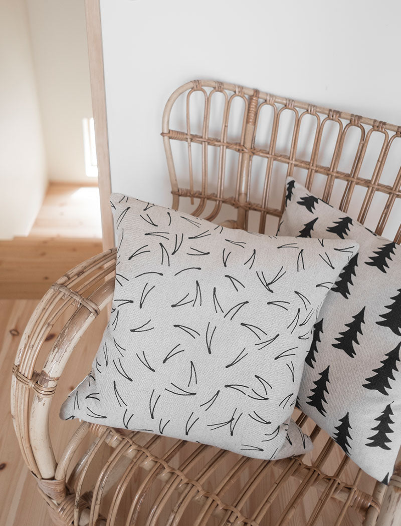 BARR KUDDFODRAL, SVART