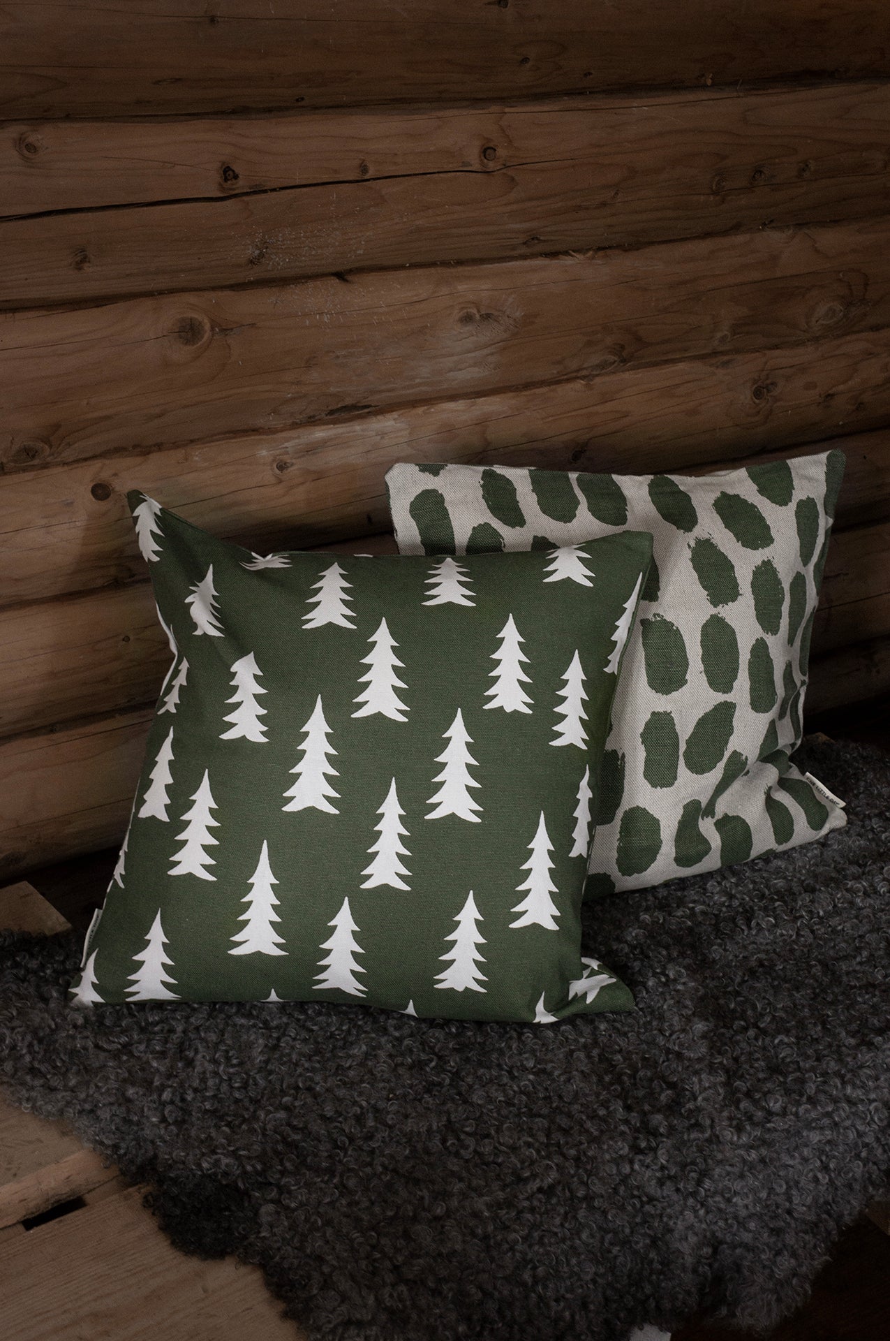 GRAN KISSENBEZUG, OLIV