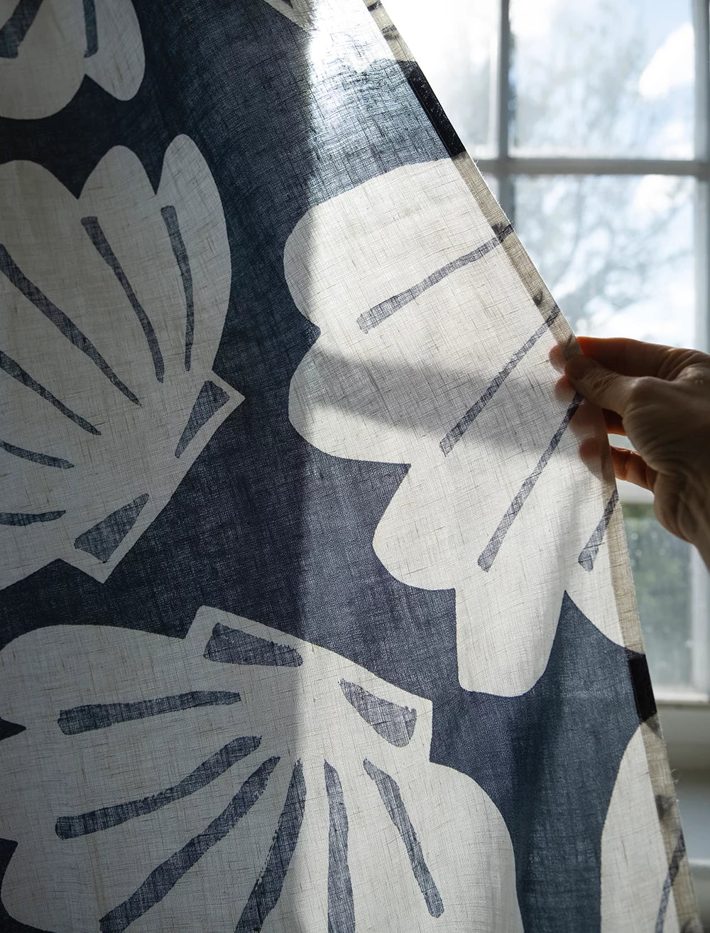 SNÄCKA LINEN CURTAIN