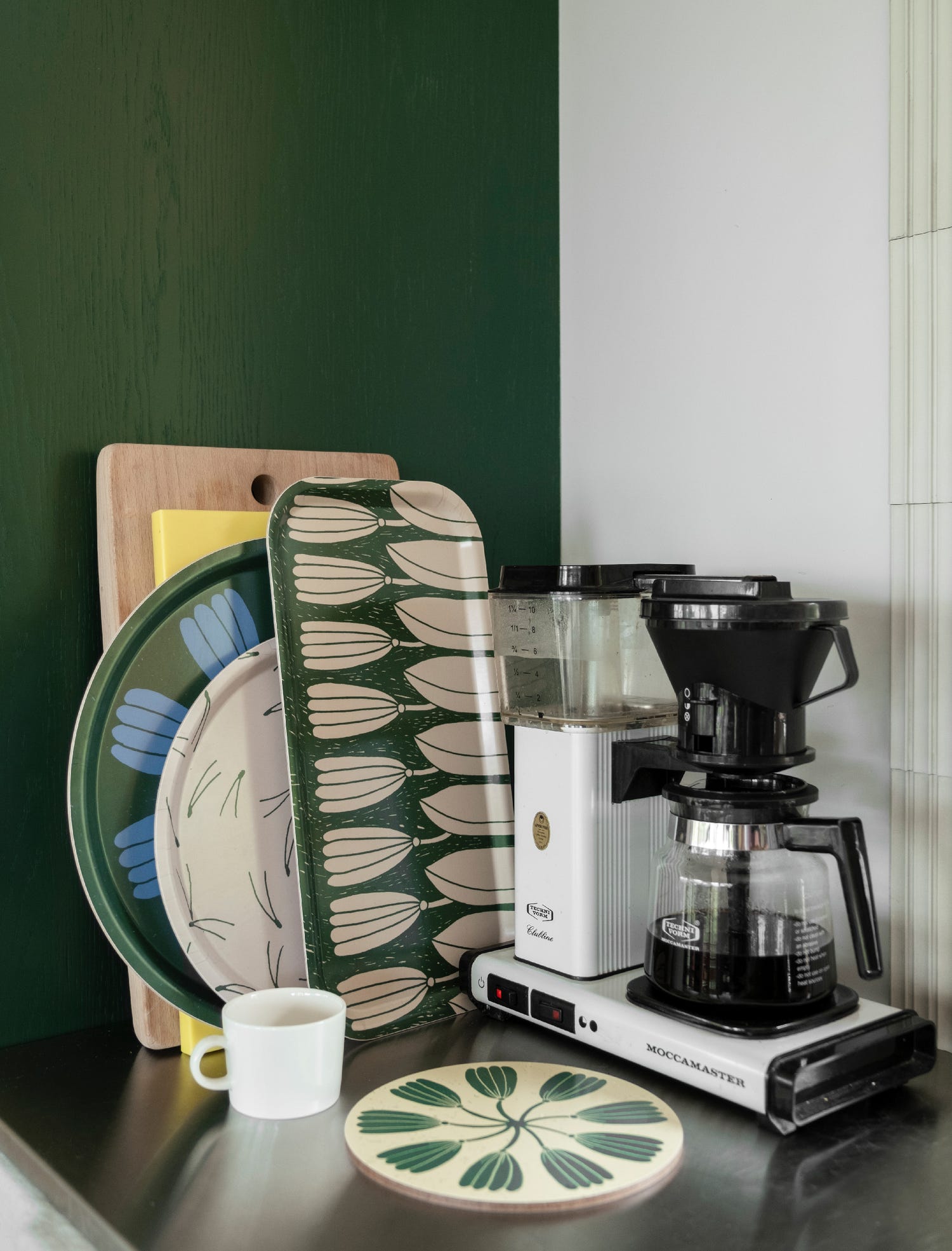 KROKUS TRAY, GREEN/NUDE