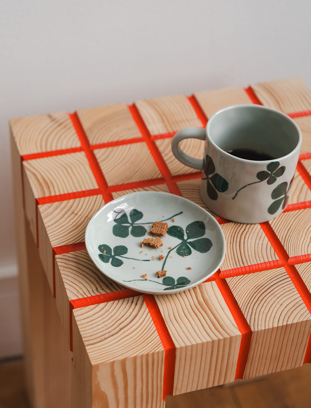 CLOVER SAUCER, GREEN