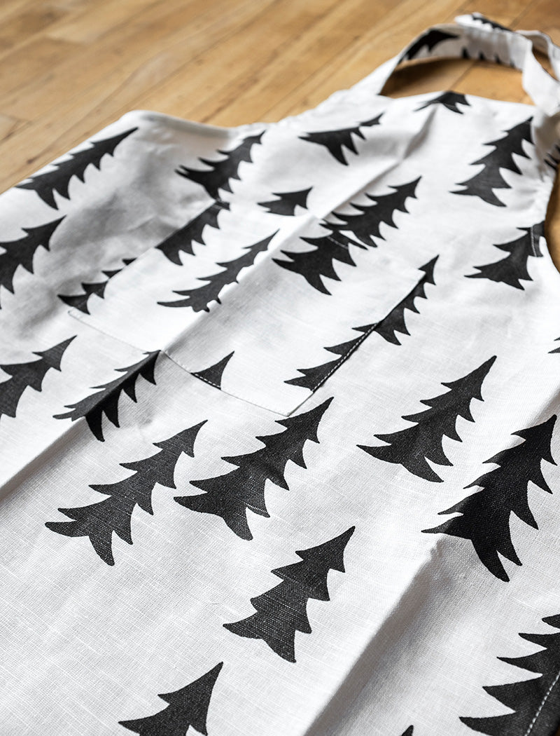 GRAN WAX APRON CHILDREN, BLACK