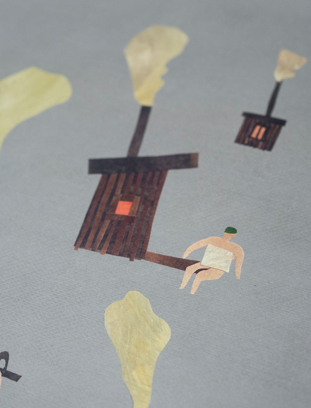 SAUNA POSTER - 50x50 cm