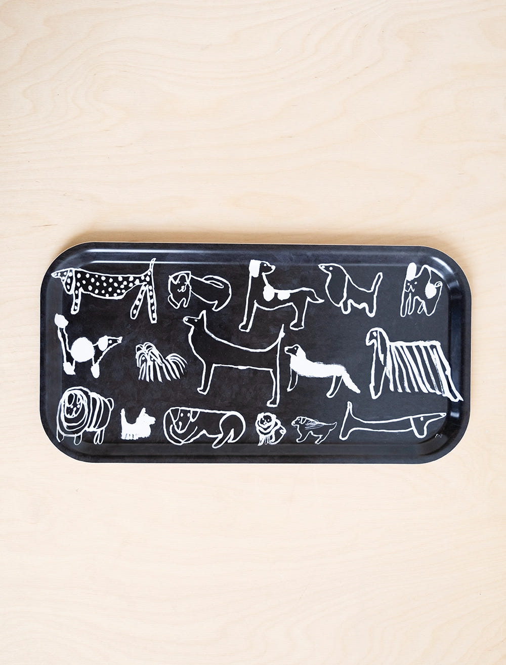 DOGS TRAY, BLACK