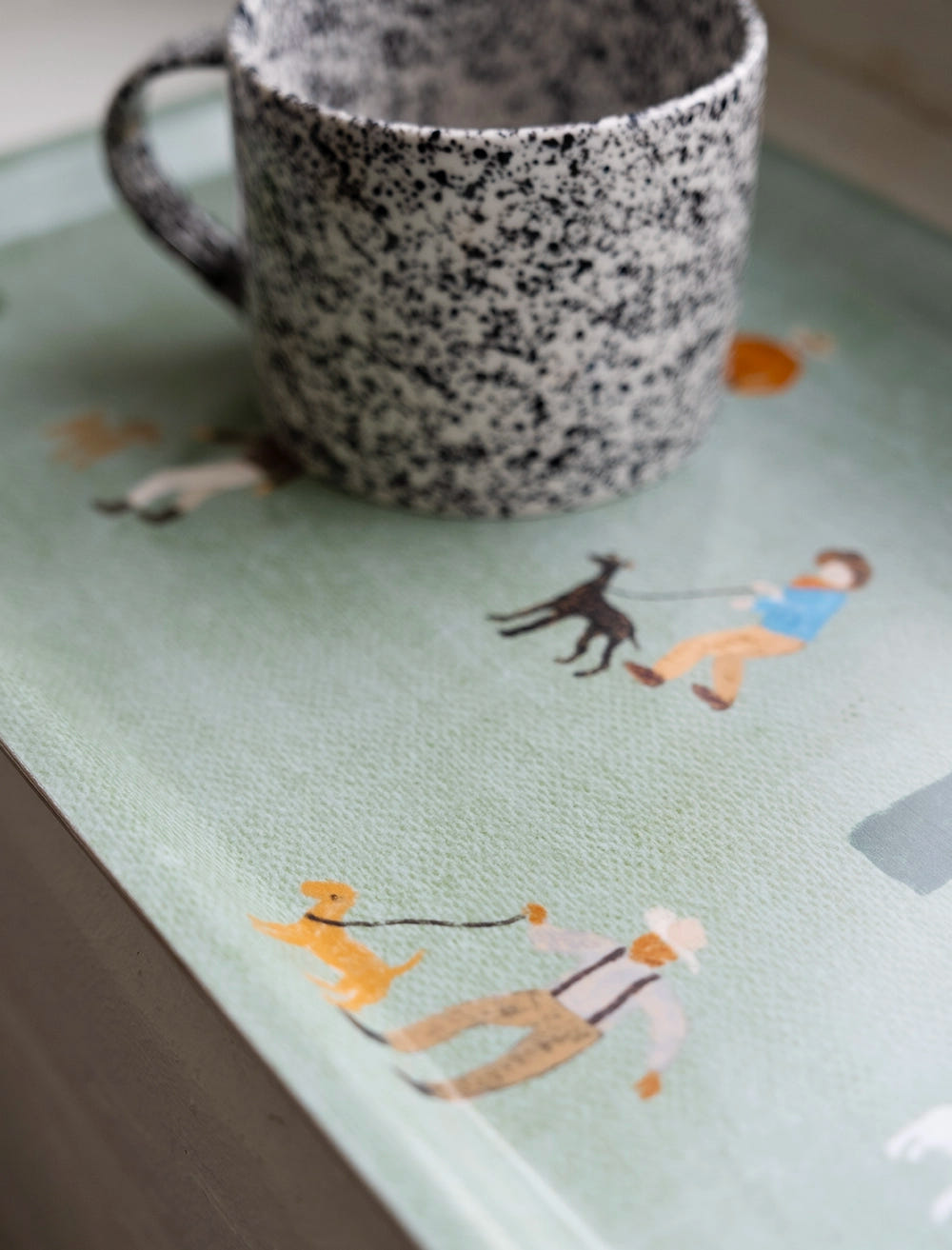 COWBOYS AND DOGS TRAY