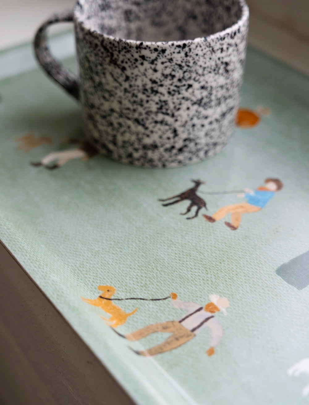 COWBOYS AND DOGS TRAY