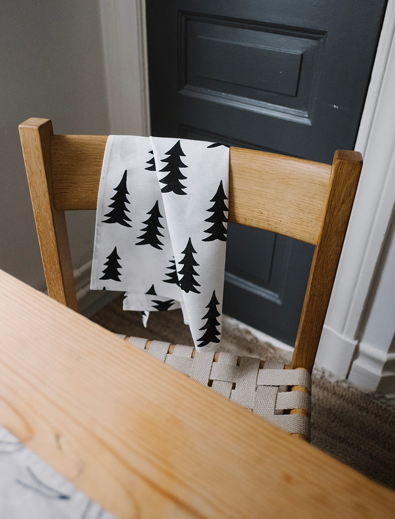 GRAN TEA TOWEL, BLACK