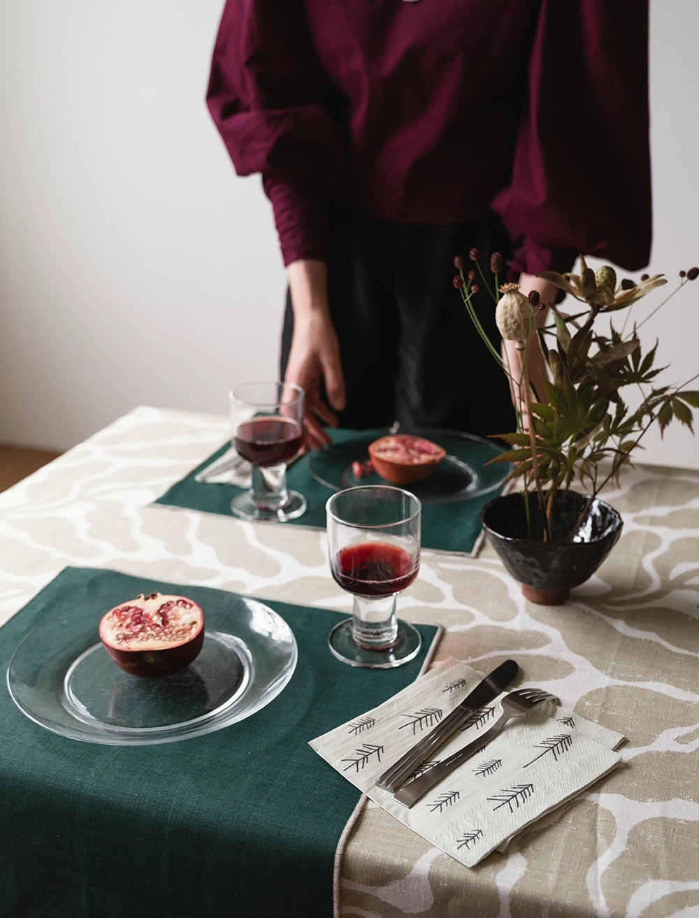 LEAVES DUK LINNE, SAND